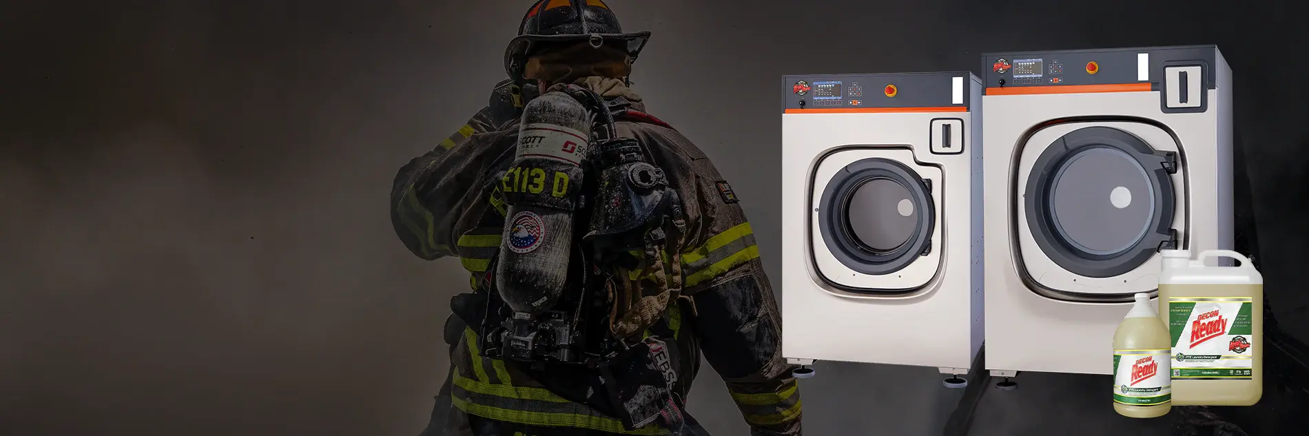 Ready Rack Smart-Wash Series Extractors with Decon Ready for Firefighter PPE and Turnout Gear Ready Rack Smart-Wash Series Extractors with Decon Ready for Firefighter PPE and Turnout Gear