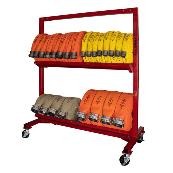 Mobile Hose Cart - 72" 2 Tier - HC-64-2T