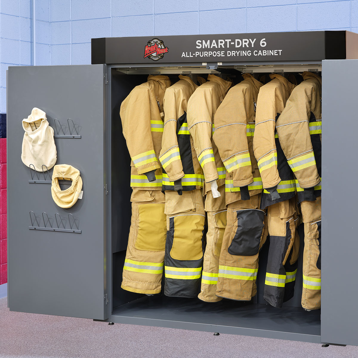 Smart-Dry 6 All-Purpose Drying Cabinet SDC6 - Door Open in Station