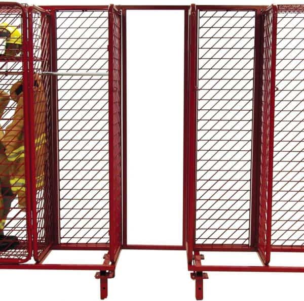 Freestanding Red Rack Single Sided  - 18" Compartments